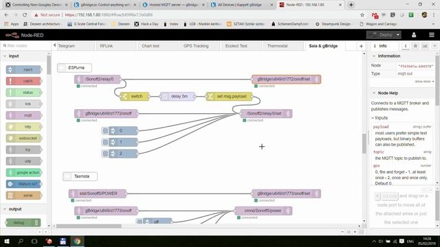Google Home to MQTT: control all your IoT device with Google via gBridge.io смотреть онлайн