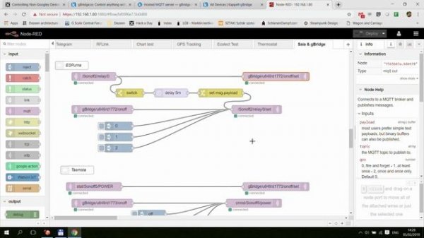 Google Home to MQTT: control all your IoT device with Google via gBridge.io