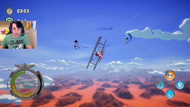 VIREI PILOTO DE AVIÃO NO SWITCH!!! - RED WINGS: ACES OF THE SKY смотреть онлайн