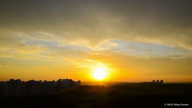 Закат Екатеринбург, Академический Таймлапс, видео 4К смотреть онлайн