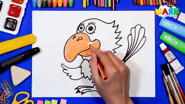Как нарисовать попугая (на татарском языке) смотреть онлайн