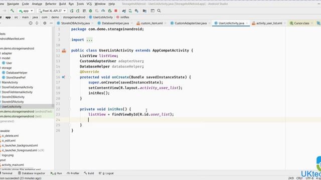 Database in Android | Android SQLite Database Part - 3 (Delete & Fetch Records) смотреть онлайн