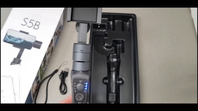 Review [UNBOXING] S5B 3-Axis Stabilized Gimbal VLOG OutDoor Shooting LIVE Selfie YOUTUBE [tagalog]