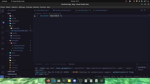 Intégration Bootstrap dans le projet Symfony. смотреть онлайн