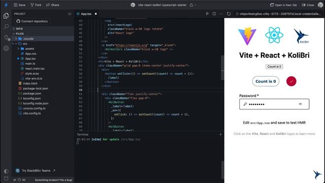 Integrate KoliBri / Public-UI in a plain Vite React TypeScript project смотреть онлайн