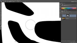 Как изменить цвет объекта на белый или черный в Фотошопе