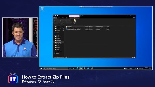 How To Extract & Create Zip Files in Windows 10 смотреть онлайн