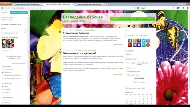 Урок 5: Меняем внешний вид сайта в рамках одной темы смотреть онлайн