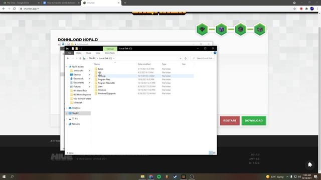 How to transfer Minecraft worlds between Bedrock and Java [EASY] | Transfer worlds using Chunker смотреть онлайн