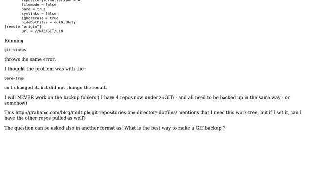 DevOps & SysAdmins: Why is Git pull throws an error: cannot be used without a working tree? смотреть онлайн