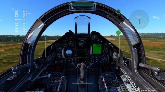 JA37C stock acceleration without afterburner「War Thunder」 смотреть онлайн