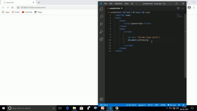 JavaScript Variables Tutorial in Hindi /Urdu смотреть онлайн