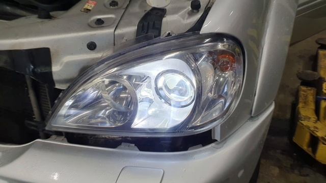 Восстановление фар Mercedes W163 ML смотреть онлайн