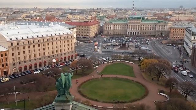 Виды Санкт-Петербурга с колоннады Искакиевского сабора. Saint-petersburg смотреть онлайн
