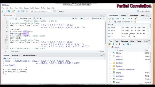 Partial Correlation in the R смотреть онлайн