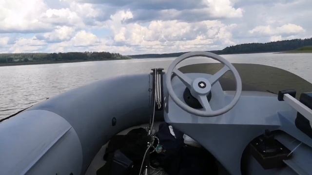 Озернинское водохранилище. Гидра 450. Ямаха -15. Дистанционное управление. 22 июля 2019 г. смотреть онлайн