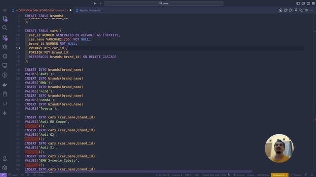 ORACLE DATABASE TUTORIAL #61 MANIPULASI DATA DARI VIEW смотреть онлайн