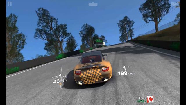 Porsche 911 Turbo 2009
 трасса 
один на один