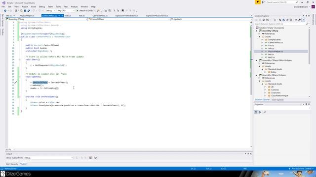 How to set the Center of Mass | Unity Physics 101 (3/3) смотреть онлайн
