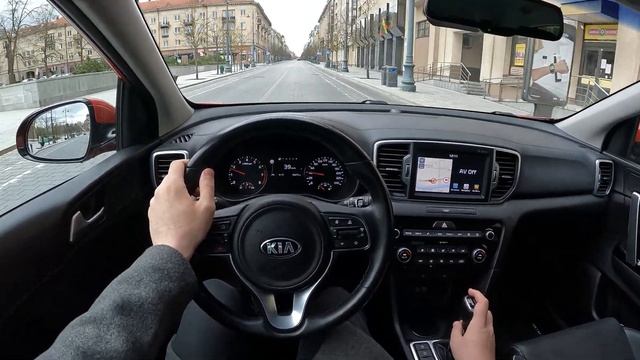 2017 KIA Sportage 1.6l 132hp | POV Test Drive | Fuel consumption info смотреть онлайн