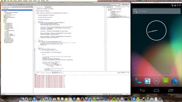 Threads Handlers and AsyncTask смотреть онлайн