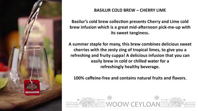 WooW Ceylon Basilur Cold Brew Tea Collection | Ceylon Tea смотреть онлайн