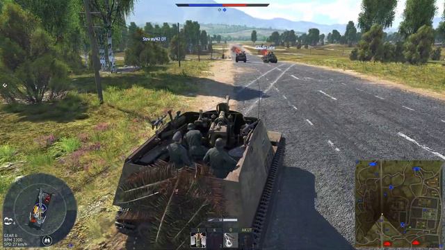 War Thunder: Nashorn German Tank Destroyer Gameplay [1440p 60FPS] смотреть онлайн