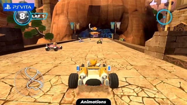 Sonic & All-Stars Racing Transformed (2012) PS Vita vs PS3 vs XBOX 360 vs Wii U vs PC смотреть онлайн