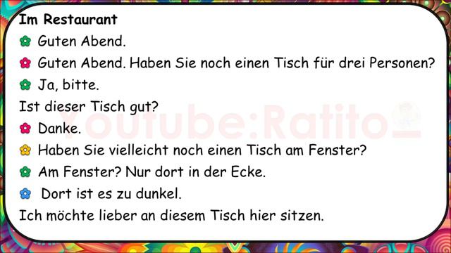Deutsch Lernen Mit Dialogen A2 - 4