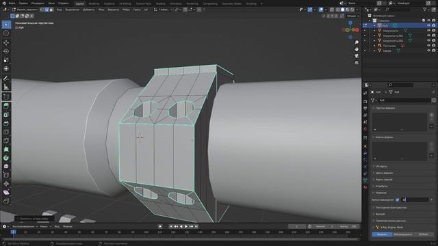 Моделирование :"Винтовки Chey-Tak M200" в блендер 3D 3.1.0 "Часть 4" смотреть онлайн