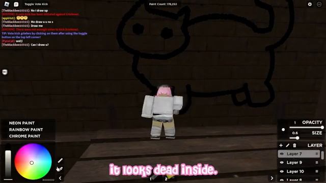 Drawing ANYTHING They Say! ? | Roblox Spray Paint смотреть онлайн