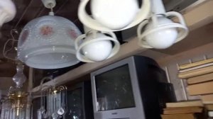 Коллекция люстр советского периода.