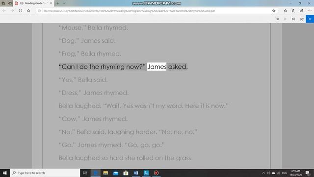 The Rhyme Game - Reading Enhancement Activity No. 1 смотреть онлайн