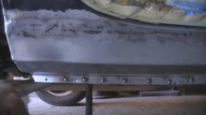 Процесс замены порогов Toyota Camry V30.