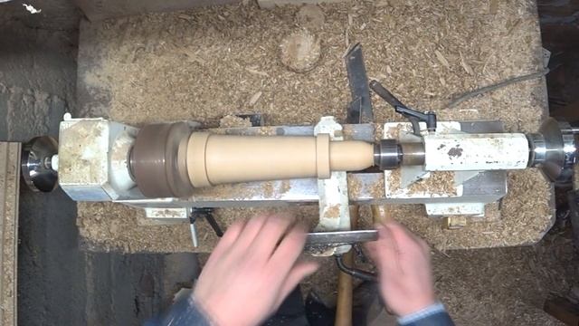 Маяк для интерьера на токарном станке. смотреть онлайн
