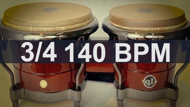 🔴 140 BPM 3/4 Bongós Metronome смотреть онлайн
