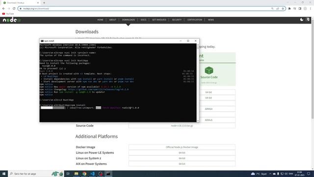 Nuxt.js 3 Installation tutorial смотреть онлайн