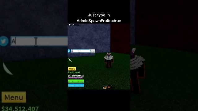 SECRET Roblox command in Blox Fruits? #roblox #shorts смотреть онлайн
