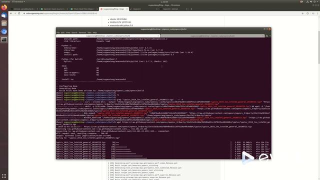 OpenCV源码编译，使能CUDA，实现gpu加速，ubuntu系统+cuda10.1+opencv4.1.2 || How to compile opencv with cuda? смотреть онлайн