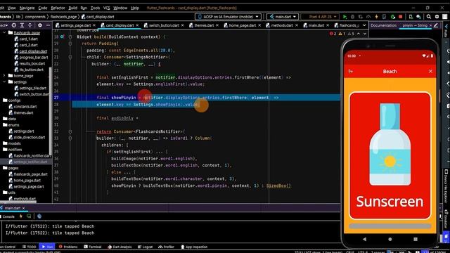 Build a Flashcard App in Flutter! #22 - Sync Settings with Card UI смотреть онлайн
