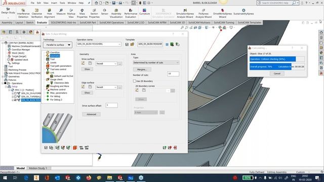 What's New SolidCAM 2020 Simultaneous 5 Axis Part 4 смотреть онлайн