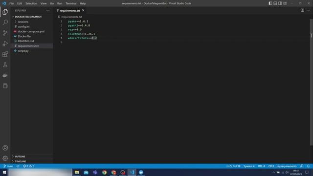 Creating a Telegram Bot with Python - Hosted in a Docker Container смотреть онлайн