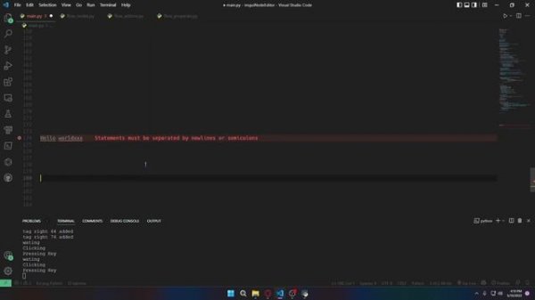 Python Dear PyGui node editor and Pyautogui automation tool