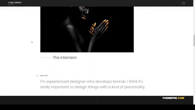 Arrigo Contemporary Creative Portfolio Elementor WordPress Theme gallery 15 Website Builder смотреть онлайн