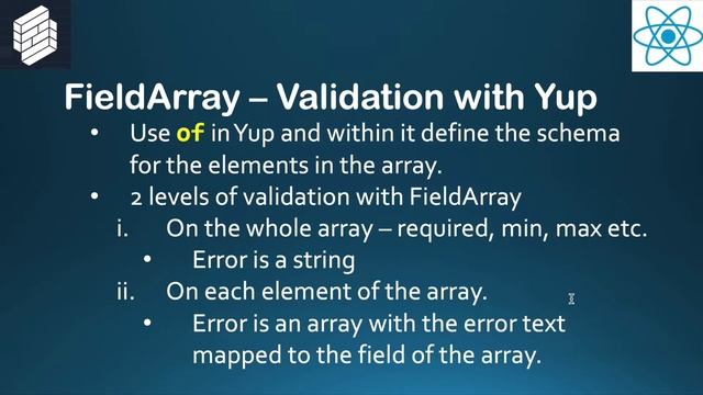React JS Tutorial - Formik FieldArray Lesson#16d - React Forms with Formik FieldArray & Yup смотреть онлайн