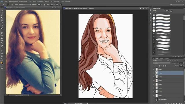 Если вы - персонаж комикса! / Photoshop Art 15 смотреть онлайн