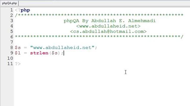 الدالة strlen смотреть онлайн