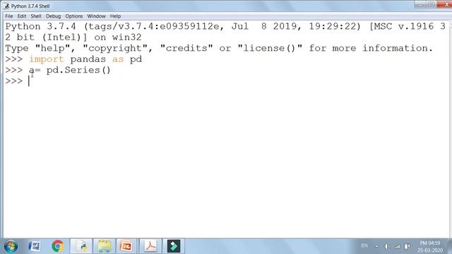 Python Pandas L -Intro To Pandas And Series(Informatics Practices XI & XII CBSE) By Navdeep Singh