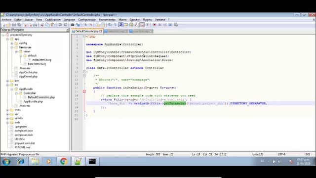 Estructura de Symfony 3.4 смотреть онлайн