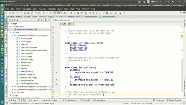 Android Kotlin Tutorial #102 - Enum Classes - Anonymous Classes смотреть онлайн